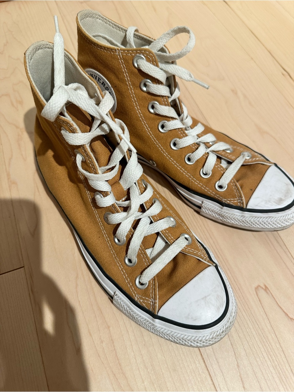 Converse Chuck Taylor All Star High Top Sneakers — Mustard